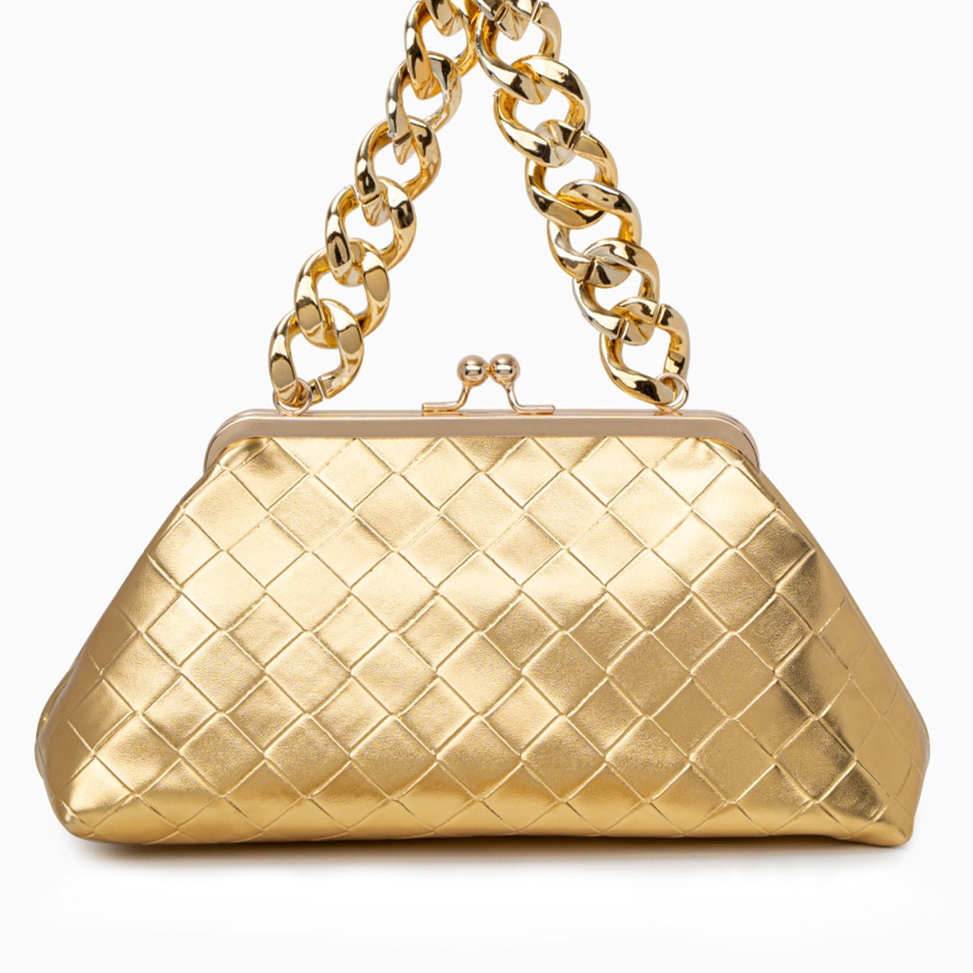 Gilded Echo Shoulder Bag – FIORENE