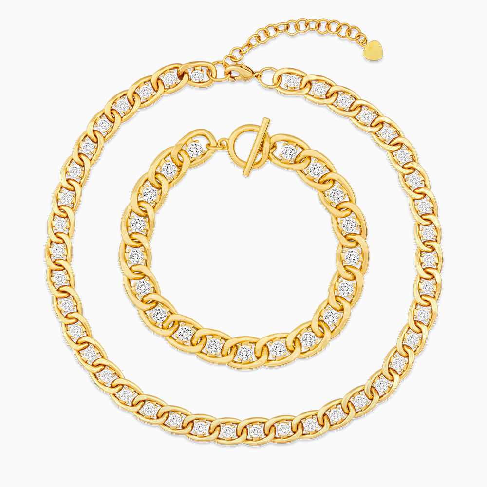 Celene Luxe Link Chain Set – FIORENE