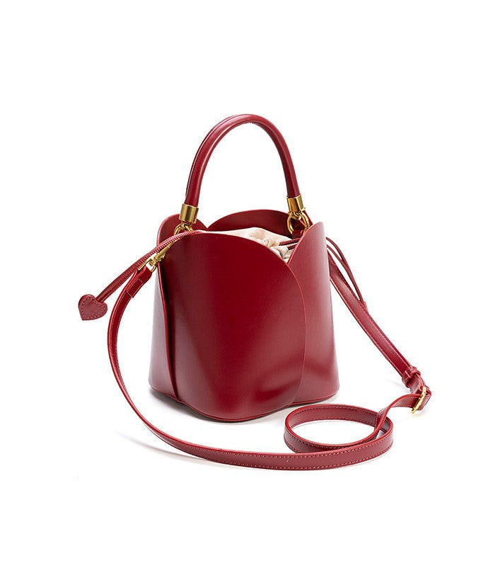 Crimson Blossom Handbag – FIORENE
