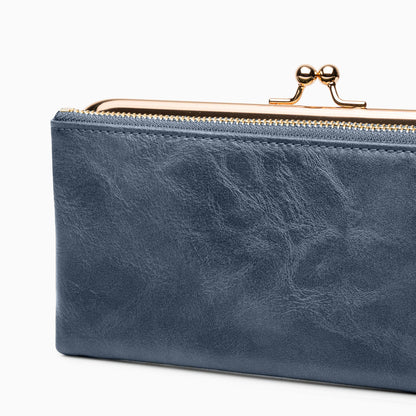 Velvet Noir Kisslock Wallet – FIORENE