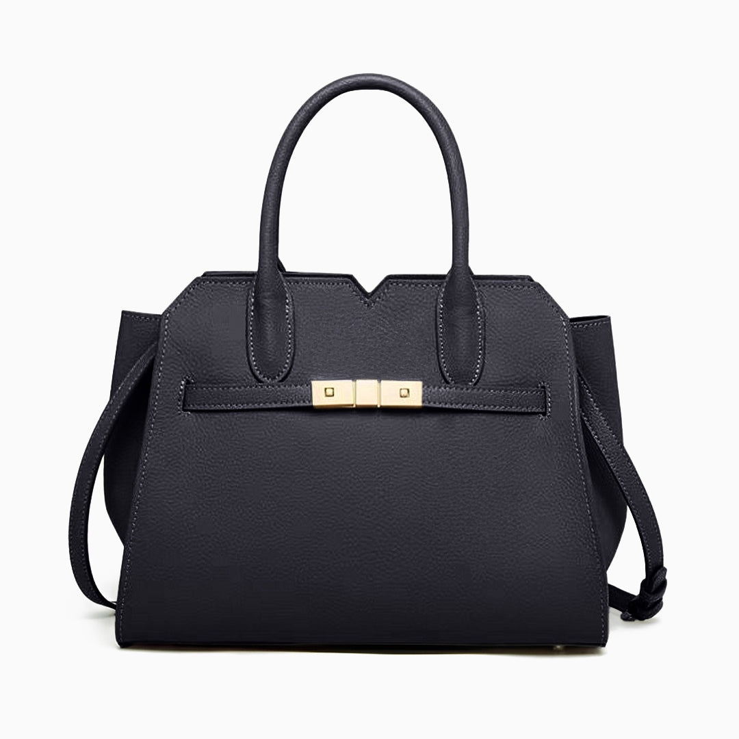 Soft Taupe Structure Tote Bag – FIORENE