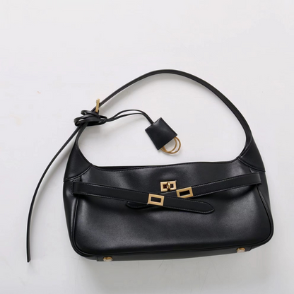 Midnight Belted Shoulder Bag – FIORENE