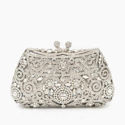 Baroque Frost Crystal Clutch – FIORENE