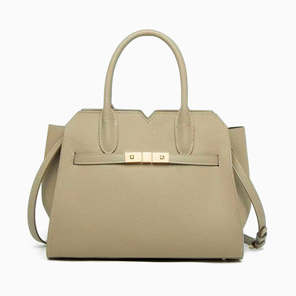 Soft Taupe Structure Tote Bag – FIORENE