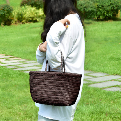 Woven Beach Tote Bag - FIORENE