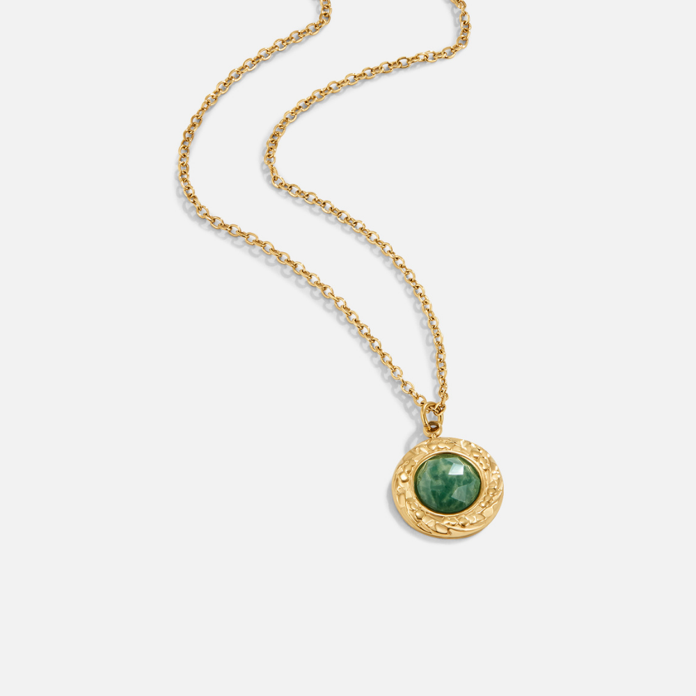 Emerald Medallion Necklace – FIORENE