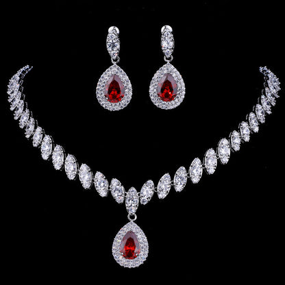 Midnight Sapphire Necklace Set – FIORENE