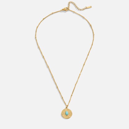 Azure Medallion Necklace – FIORENE