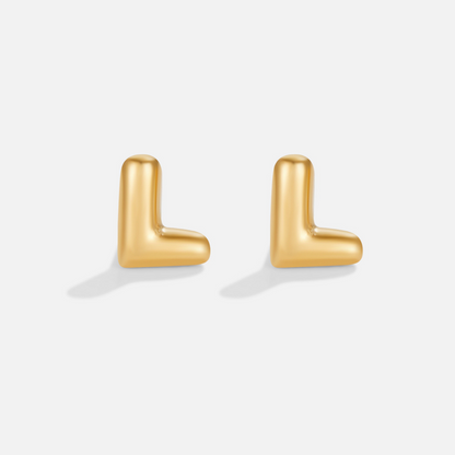 Gilded Balloon Letter Studs – FIORENE