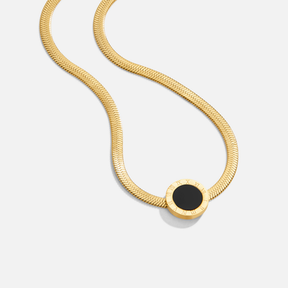 Onyx-Tone Snake Chain – FIORENE