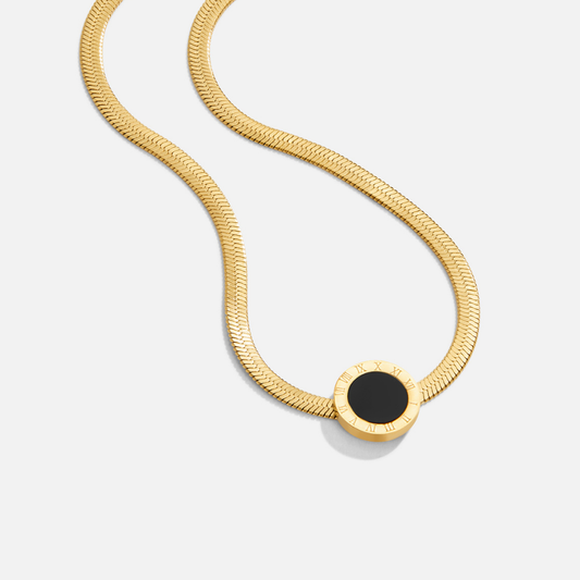 Onyx-Tone Snake Chain – FIORENE