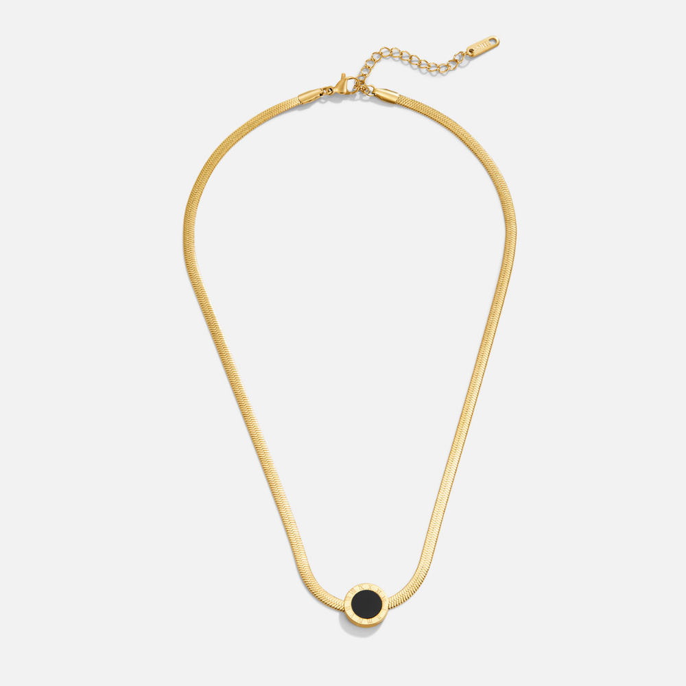 Onyx-Tone Snake Chain – FIORENE