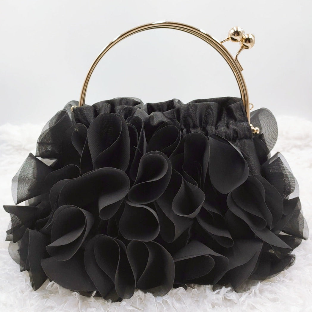 Scarlet Ruffle Handbag – FIORENE
