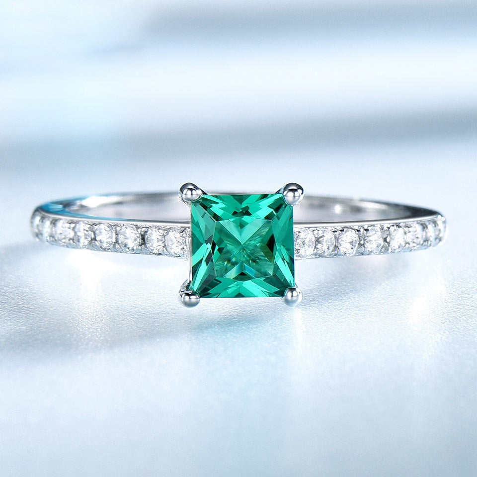 Celestine Ice Blue Ring - FIORENE