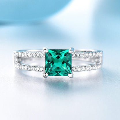 Verdelle Princess Cut Ring - FIORENE