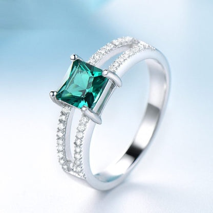 Verdelle Princess Cut Ring - FIORENE