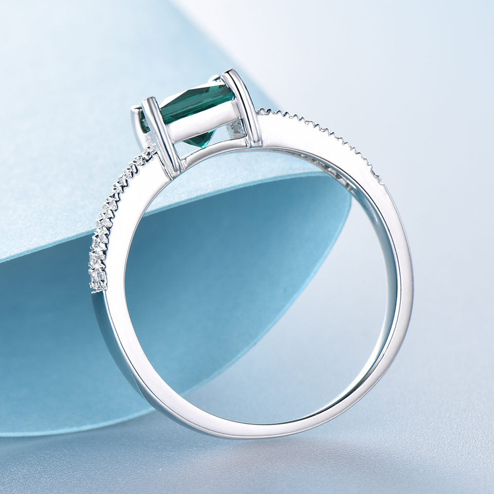 Verdelle Princess Cut Ring - FIORENE