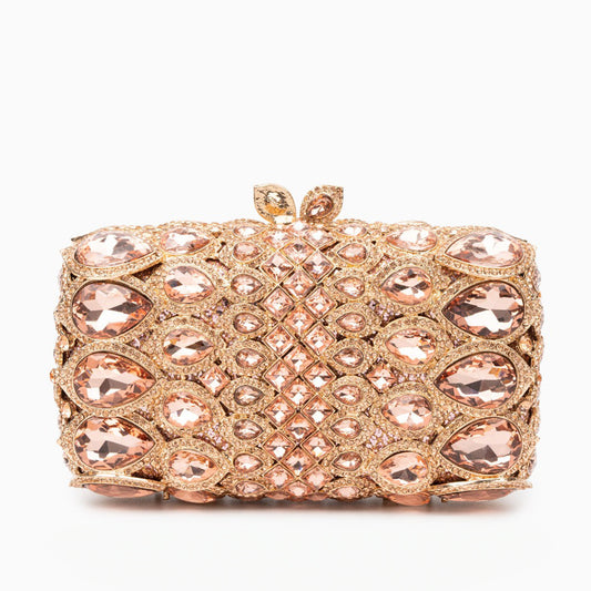 Champagne Blush Gem Clutch – FIORENE
