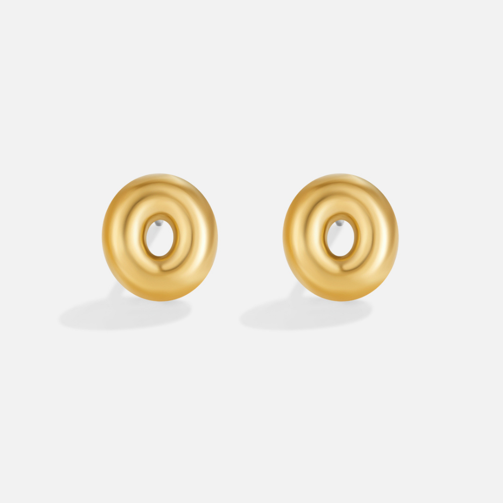 Gilded Balloon Letter Studs – FIORENE