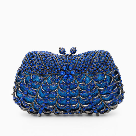 Sapphire Twilight Fan Clutch – FIORENE