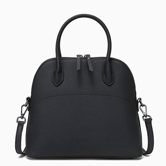 Noir Grace Dome Shoulder Bag – FIORENE