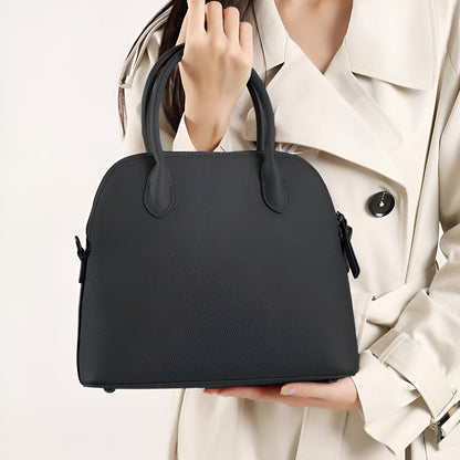Noir Grace Dome Shoulder Bag – FIORENE