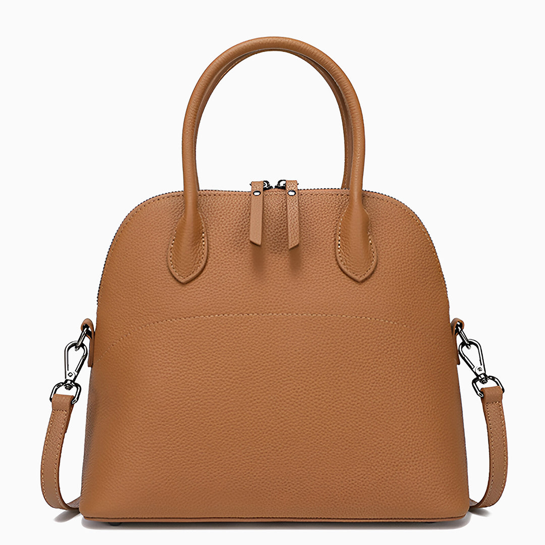 Noir Grace Dome Shoulder Bag – FIORENE