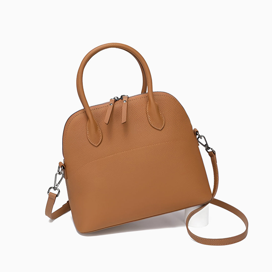 Noir Grace Dome Shoulder Bag – FIORENE