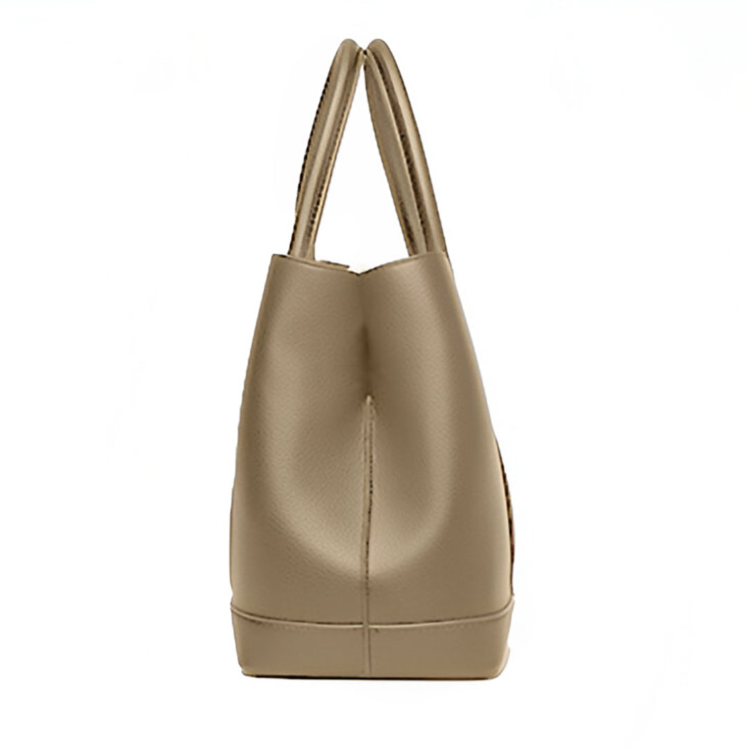 Olive Taupe Curve Shoulder Bag – FIORENE