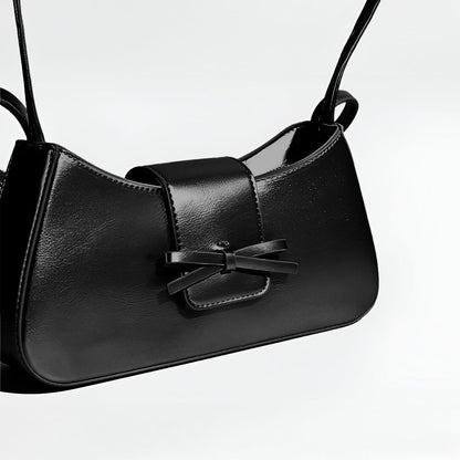 Scarlet Bow Charm Handbag - FIORENE