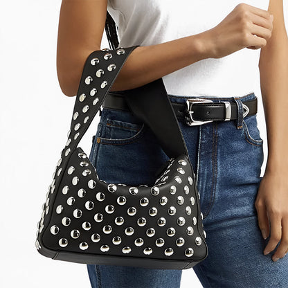 Studded Edge Handbag - FIORENE