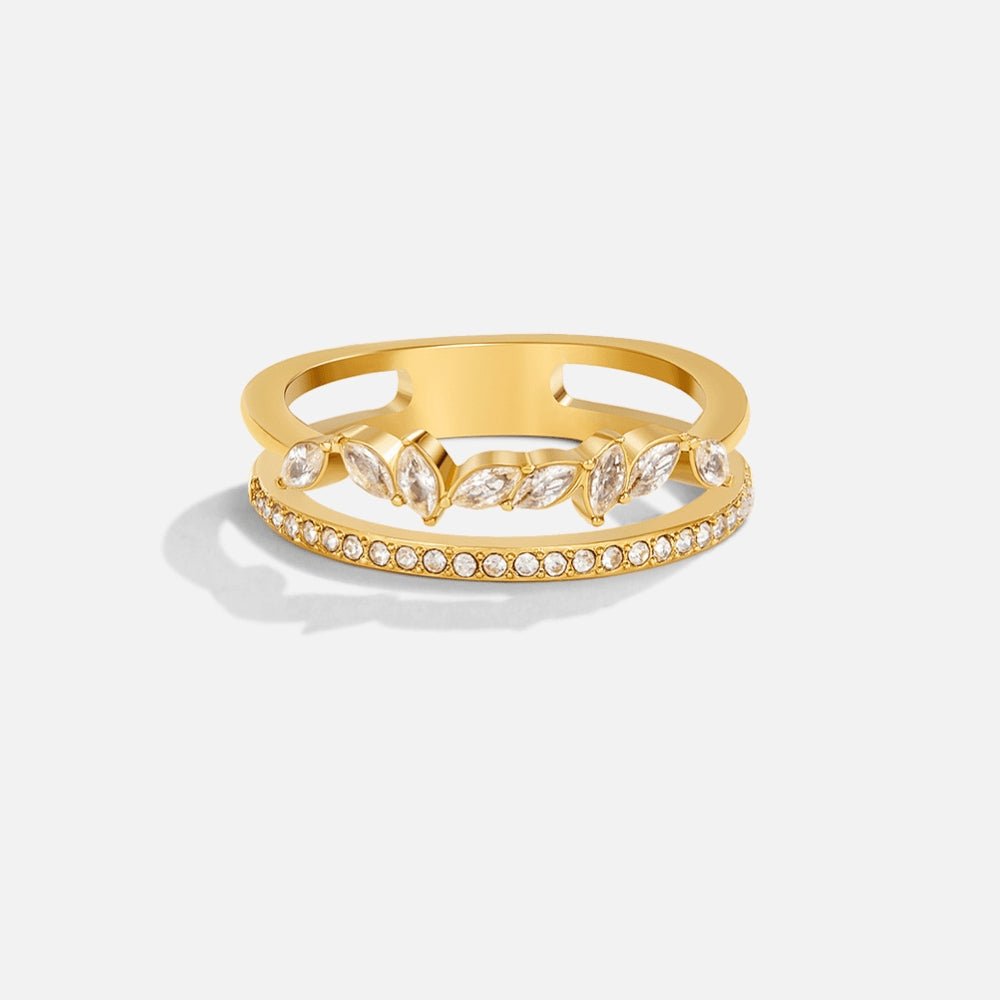 Marquise Crown Ring – FIORENE