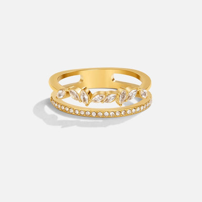 Marquise Crown Ring – FIORENE