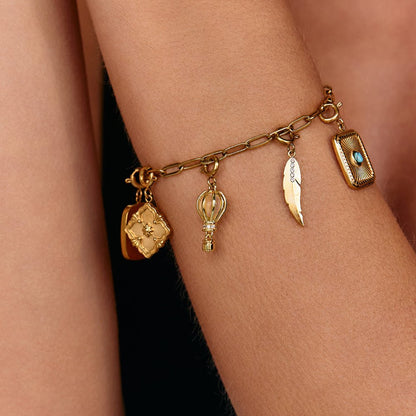 Metallic Canvas Bracelet – FIORENE