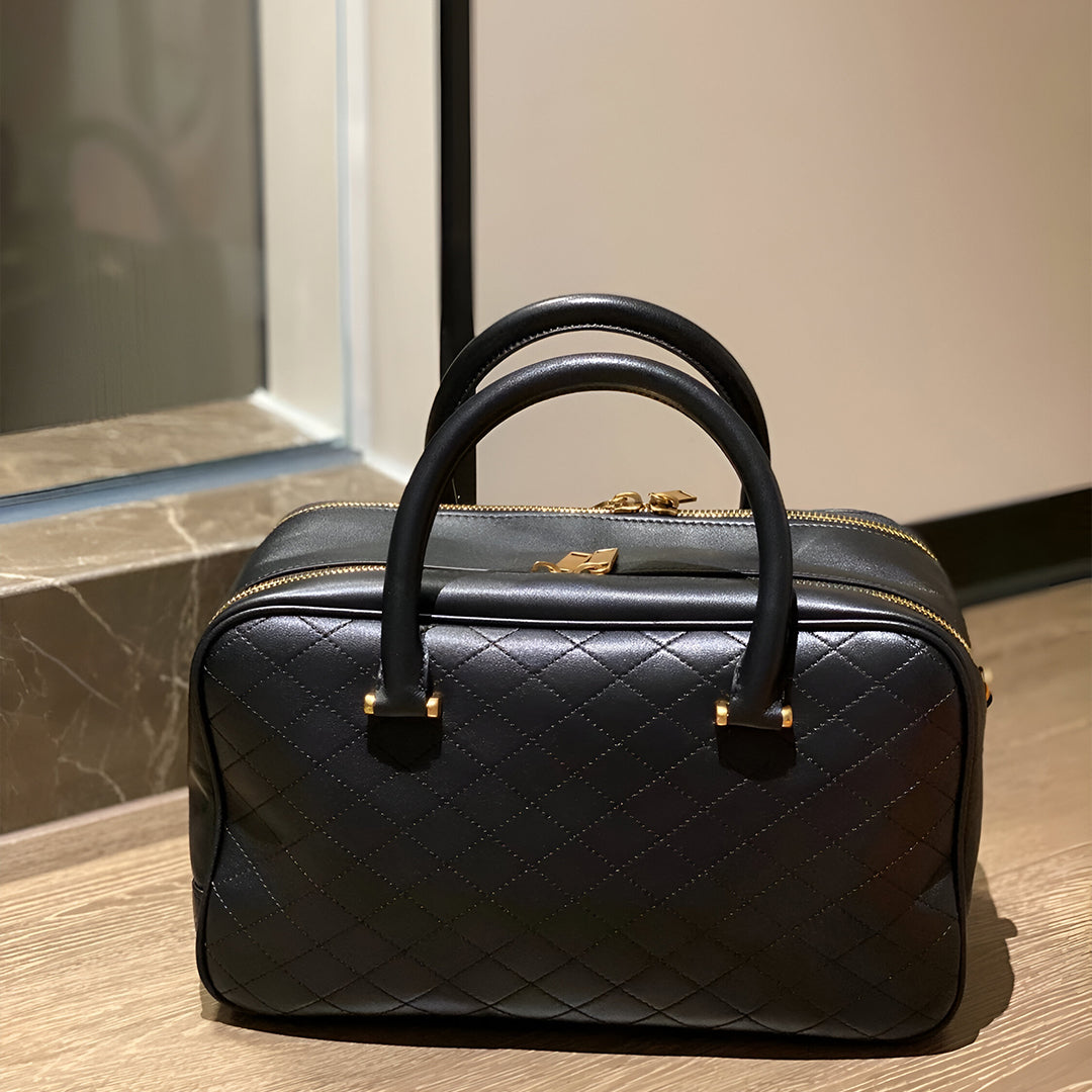 Classic Quilted Barrel Bag – FIORENE
