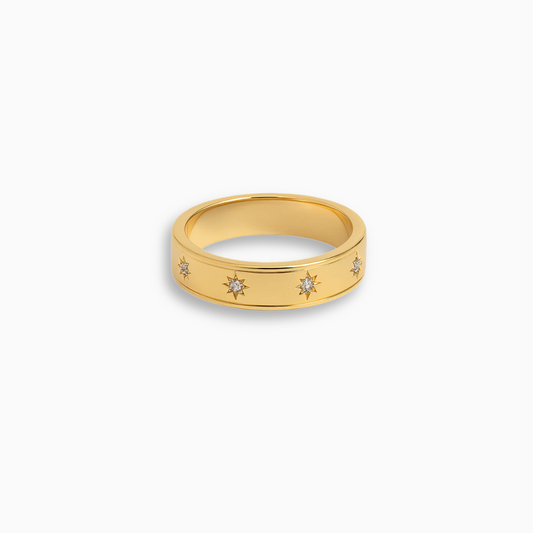 Stellar Gold Ring – FIORENE