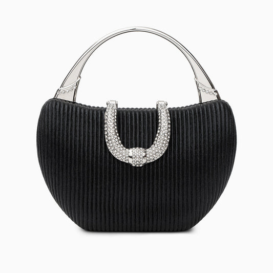 Noire Velour Handbag – FIORENE