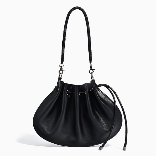 Midnight Petal Drawstring Bag – FIORENE