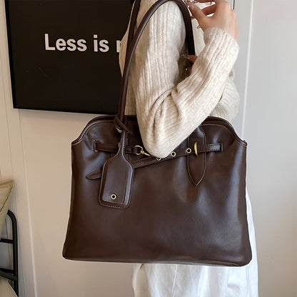 Timeless Leather Executive Handbag - FIORENE