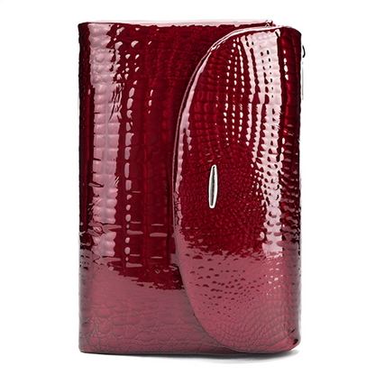 Crimson Croco Wallet – FIORENE
