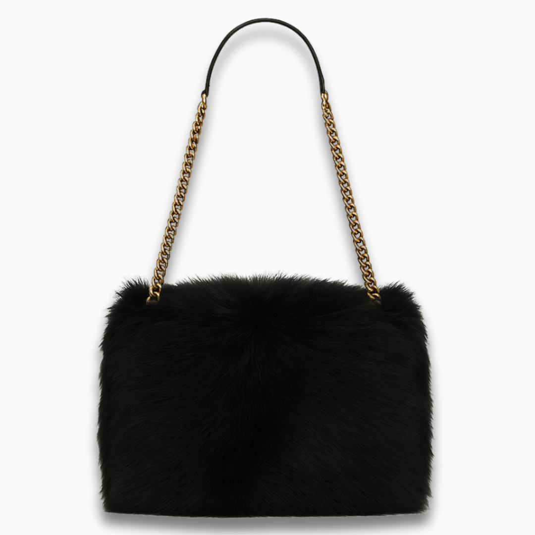 Velvet Noir Chain Bag – FIORENE