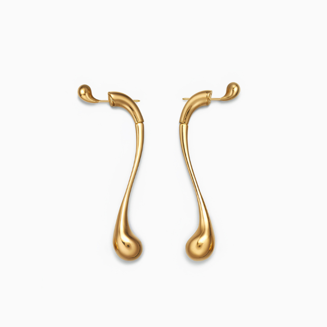 Liquid Gold Earrings – FIORENE