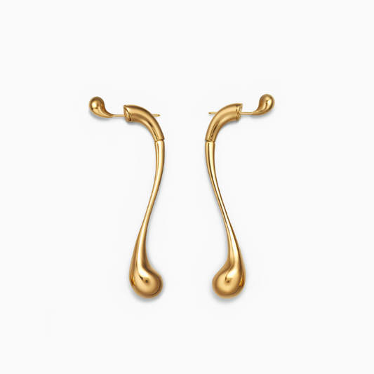 Liquid Gold Earrings – FIORENE