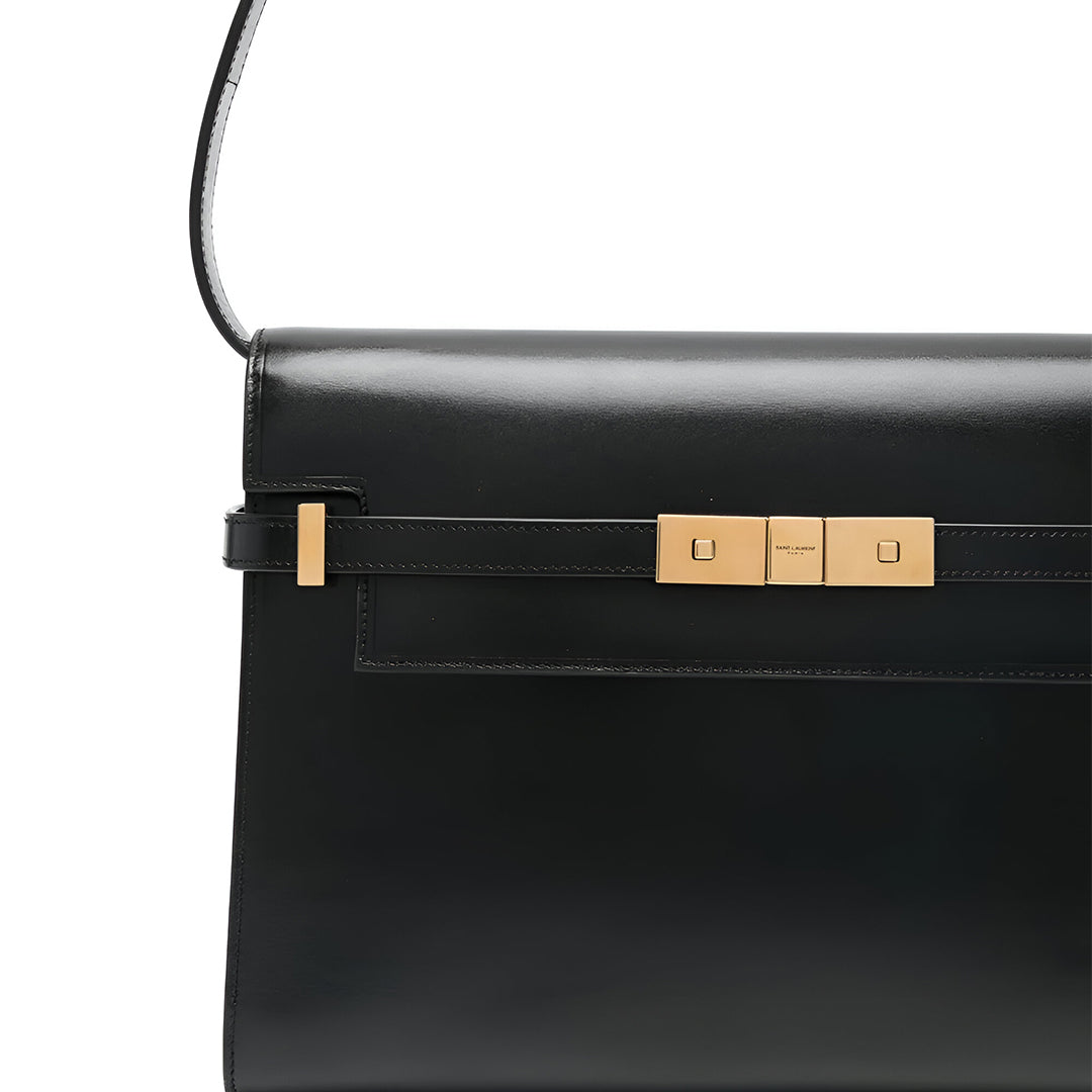 Midnight Gold Lock Crossbody – FIORENE