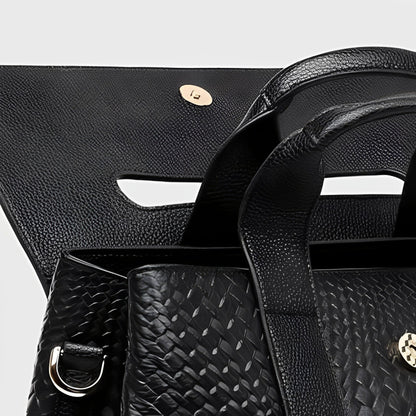 Noir Authority Tote Bag – FIORENE