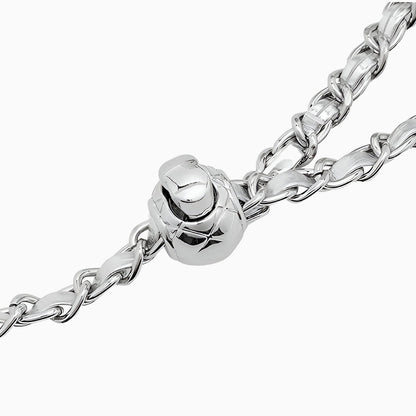 Silver Gleam Chain Clutch – FIORENE