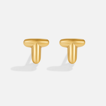 Gilded Balloon Letter Studs – FIORENE