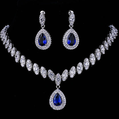 Midnight Sapphire Necklace Set – FIORENE