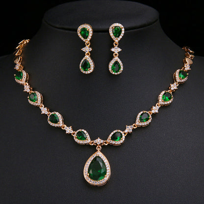 Emerald Enchantment Teardrop Set – FIORENE