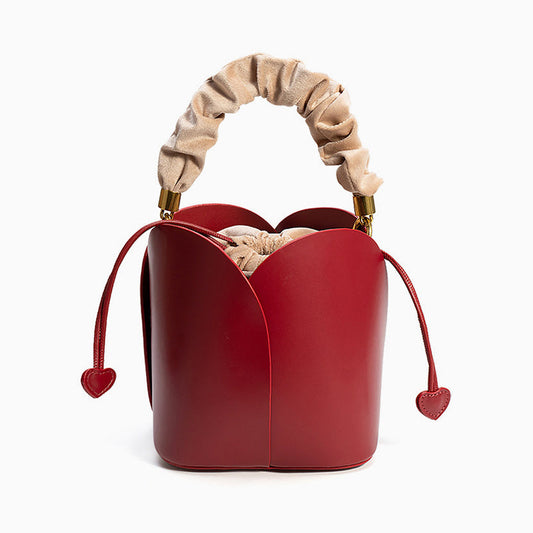 Crimson Blossom Handbag – FIORENE